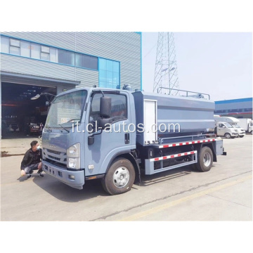 Isuzu 4x2 5000litres 5cbm 6 ruote fognaria settica ad alta pressione camion a getto d&#39;acqua combinato